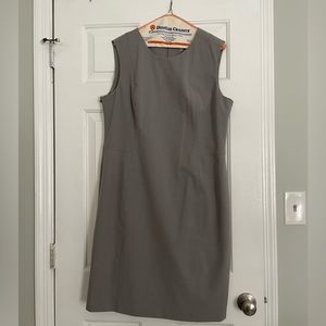 Calvin Klein Sheath Dress - Gray - Size 16